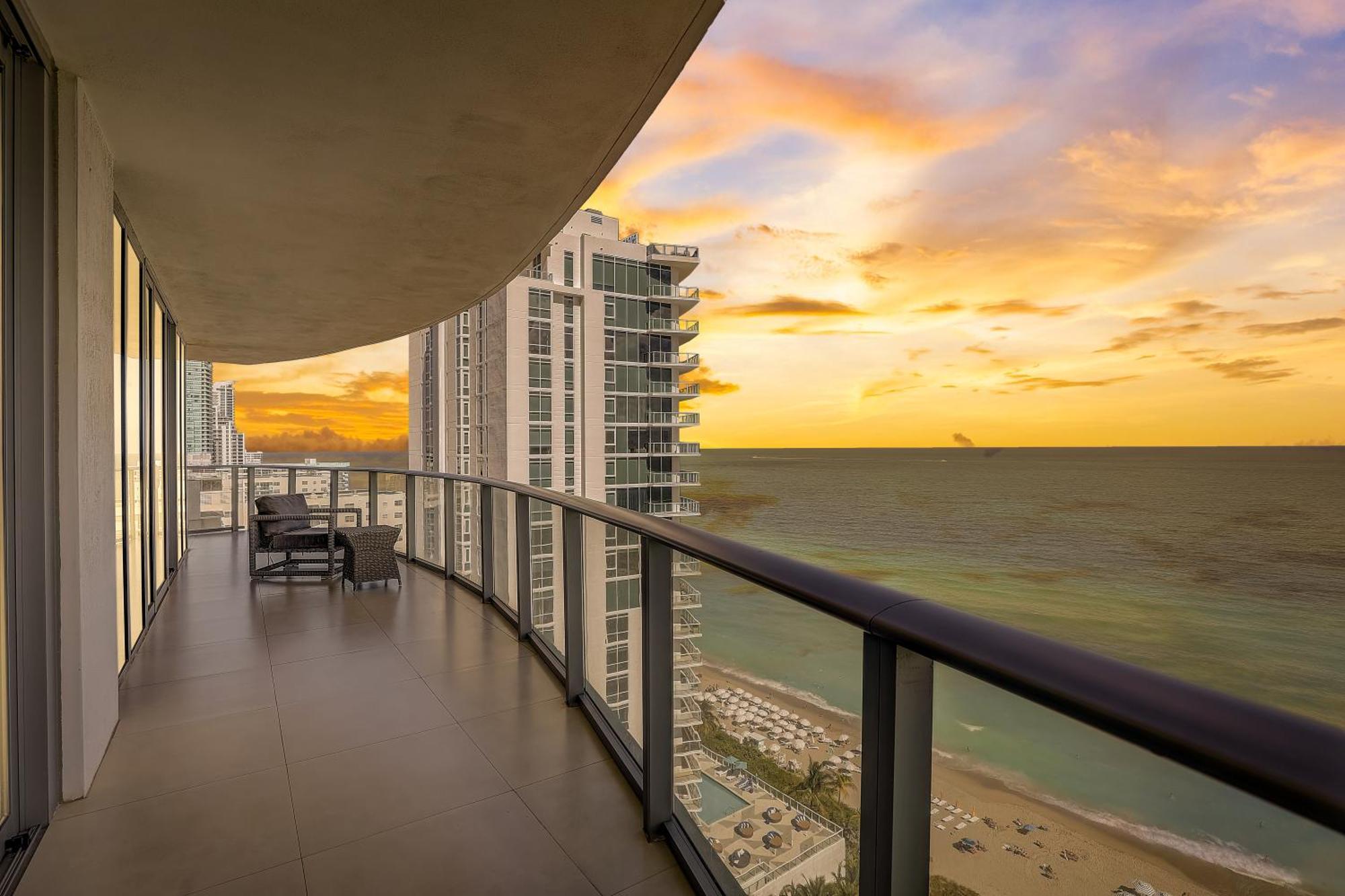 דירות הוליווד 1502 - Stunning Ocean View At The Beach מראה חיצוני תמונה